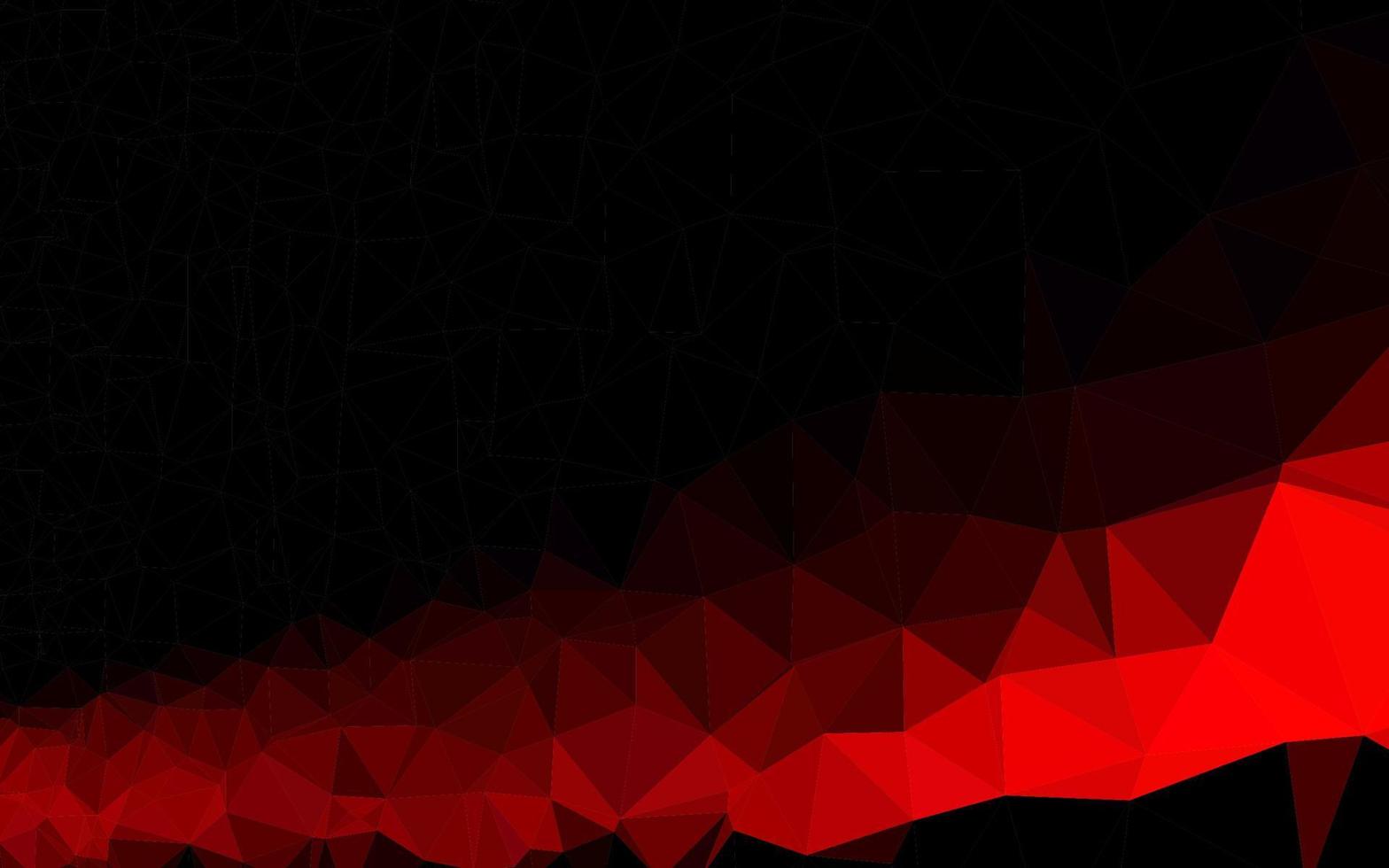 Light Red vector abstract polygonal layout.