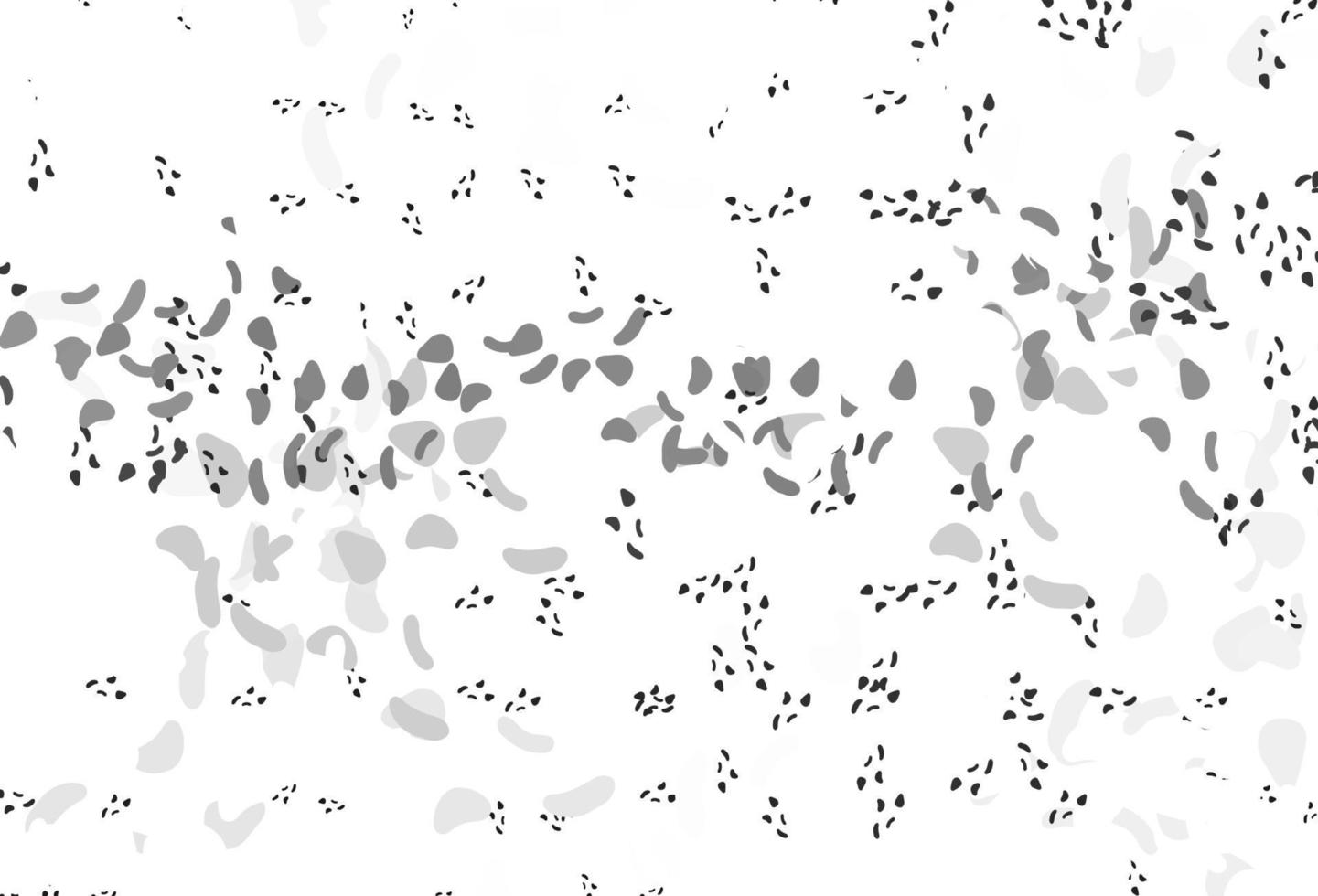 Plantilla de vector gris plateado claro con formas de memphis.