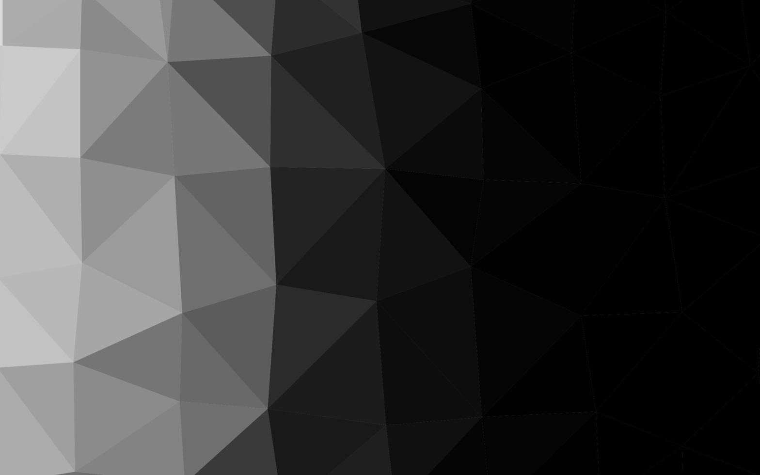 Light Silver, Gray vector polygonal template.