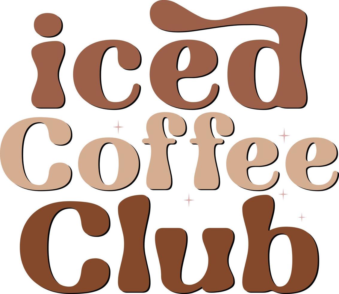 Coffee Libbey Glass Design vector