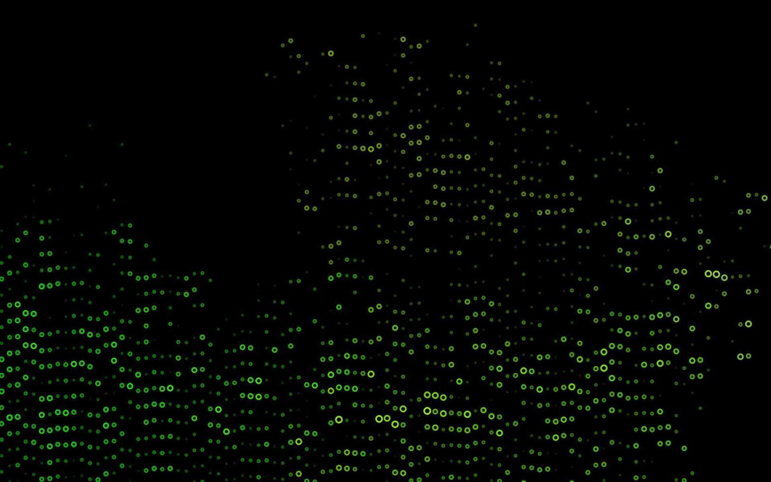 Light Green vector pattern with spheres.