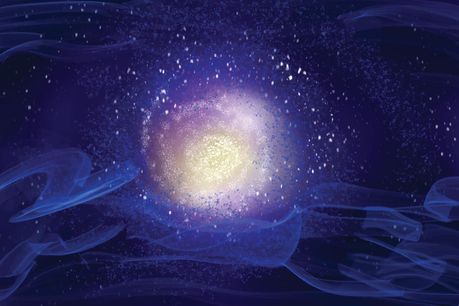 Stars in the universe galaxy background vector