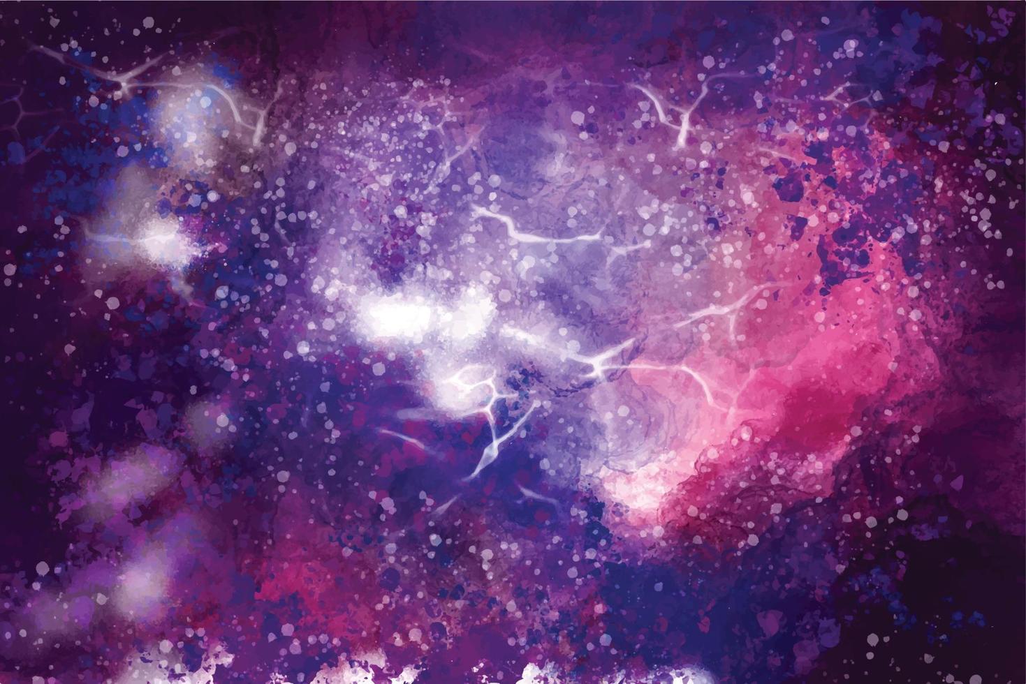 Endless universe with stars and galaxy background vector