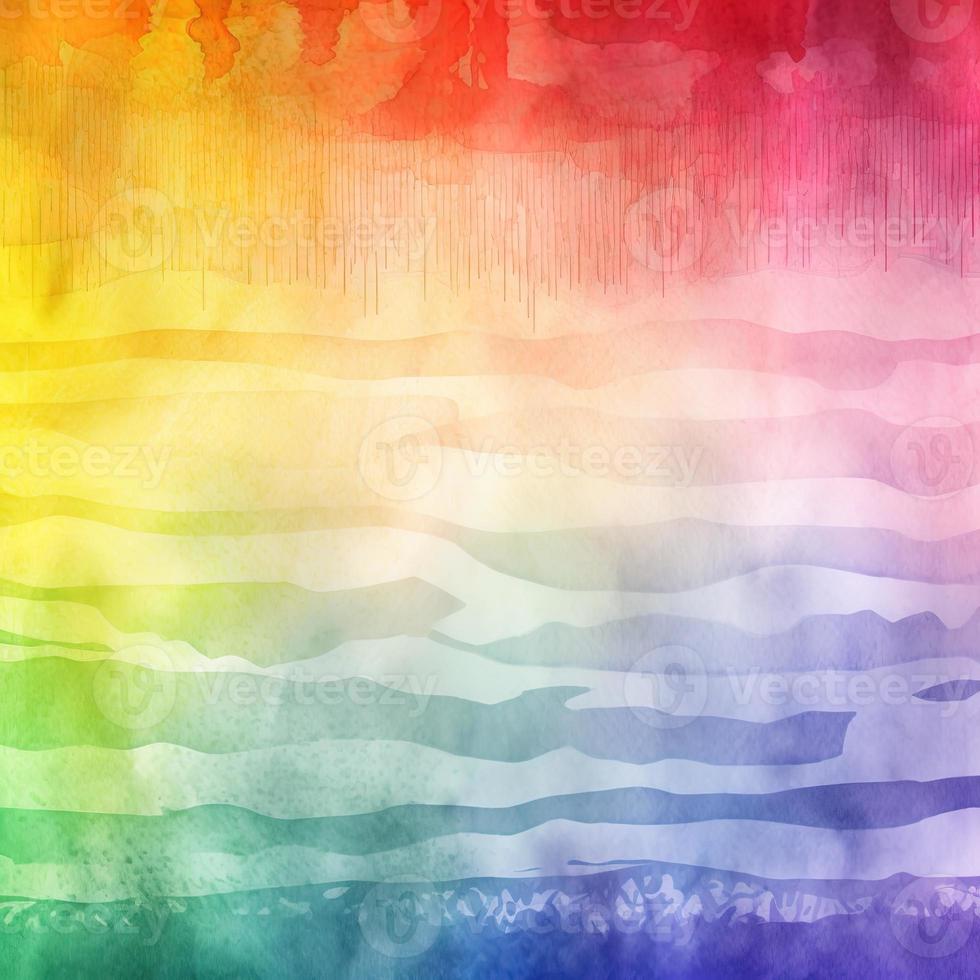 Rainbow Watercolor Background Texture photo