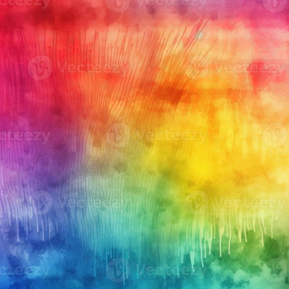 Rainbow Watercolor Background Texture photo