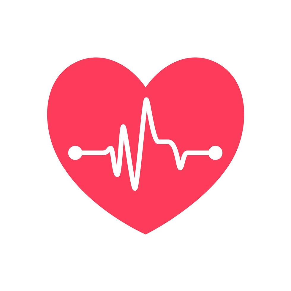 heart rhythm graph Checking your heartbeat for diagnosis vector