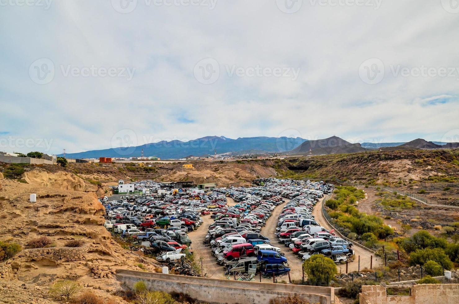 A car graveyard photo