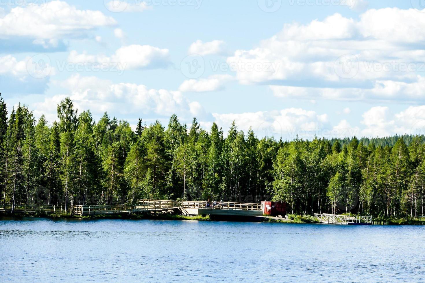 Scenic river view photo