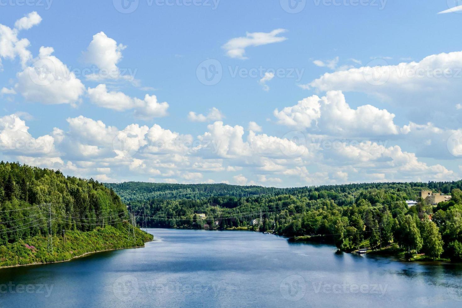 Scenic river view photo