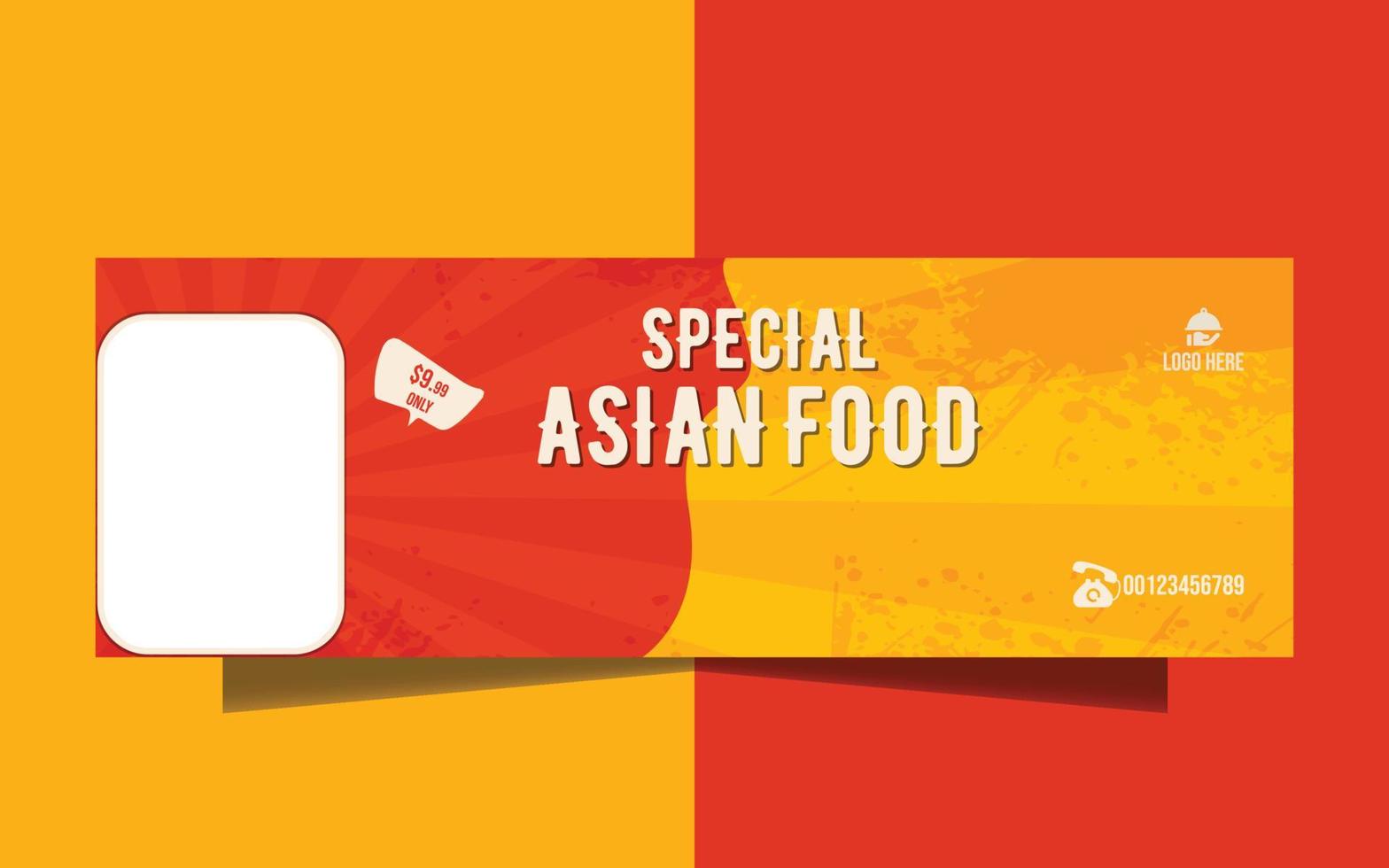 food menu post special menu cover vector