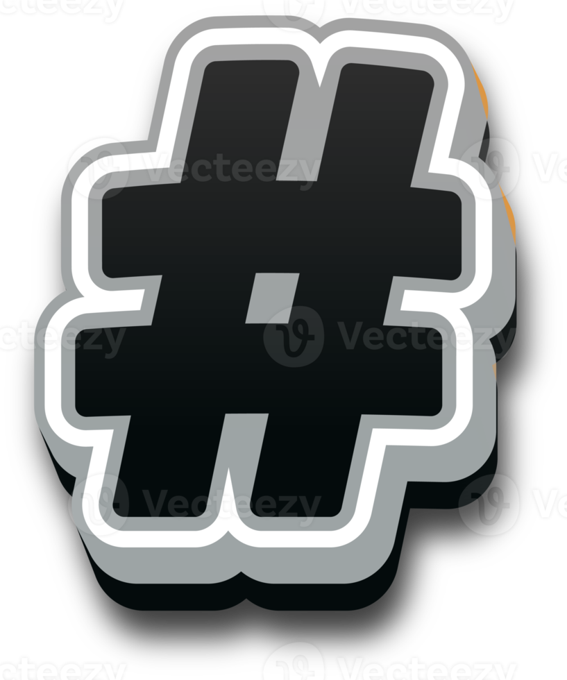 Black and white color symbol png