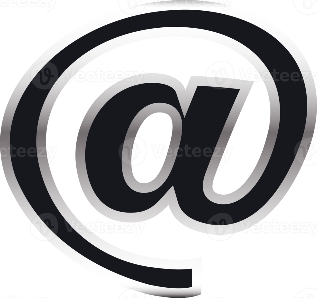 Black and white color symbol png