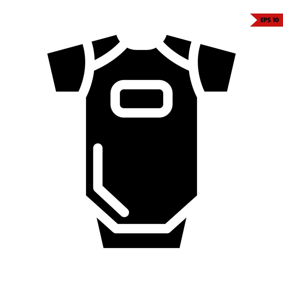 clothes glyph icon vector