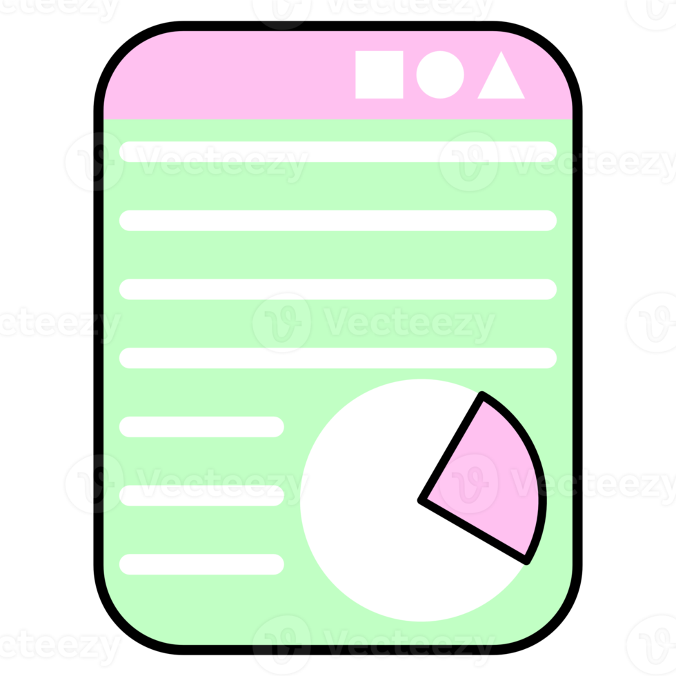 Data Summary Report Icon png