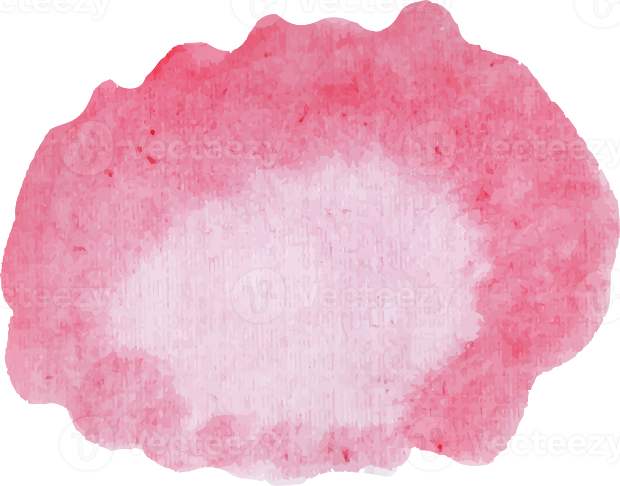 Abstract watercolor stain elements png