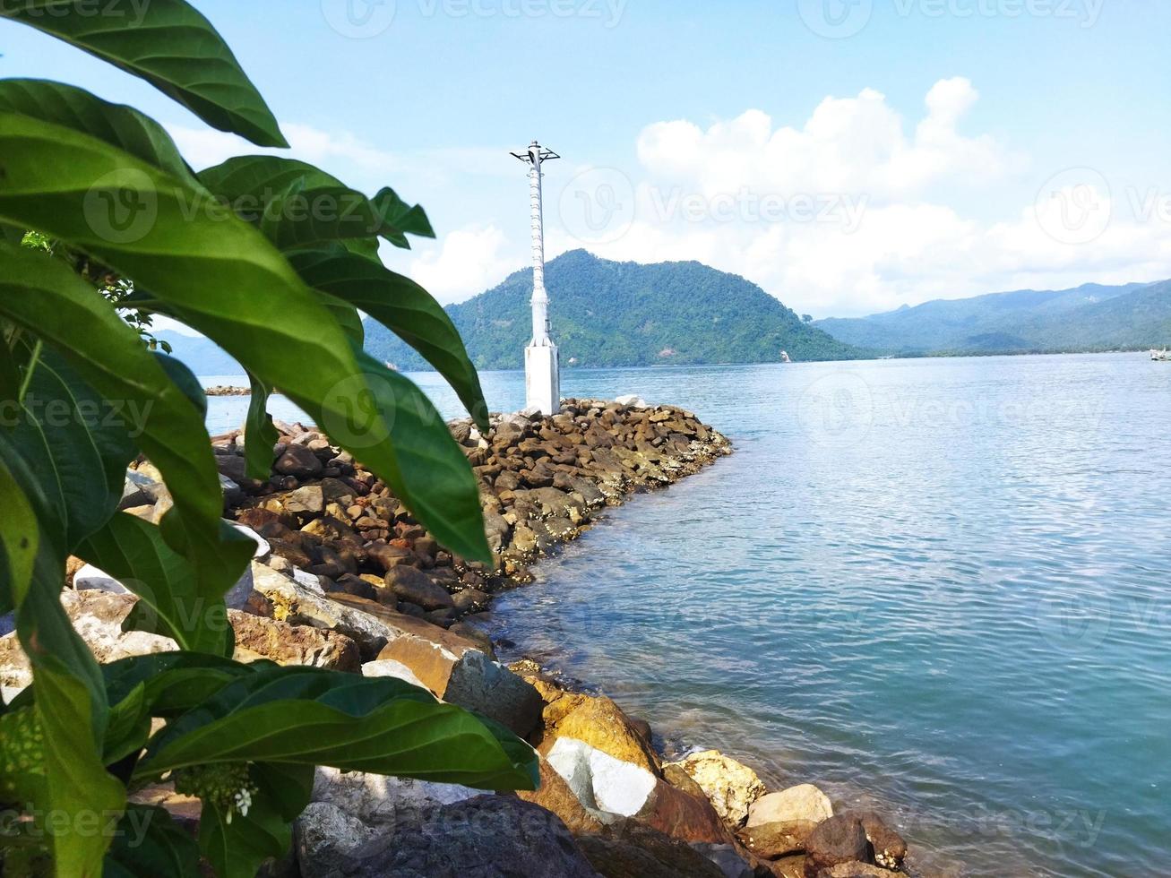 View of the beach photo