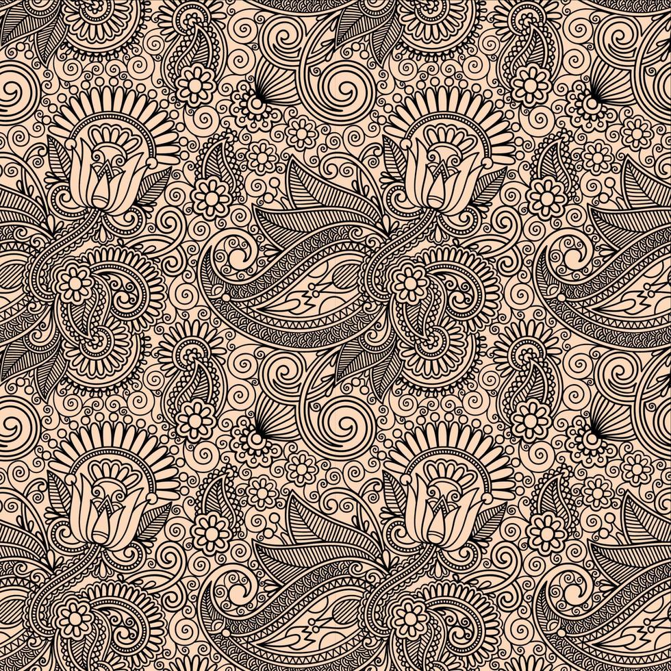 Background template with Mandela pattern design vector