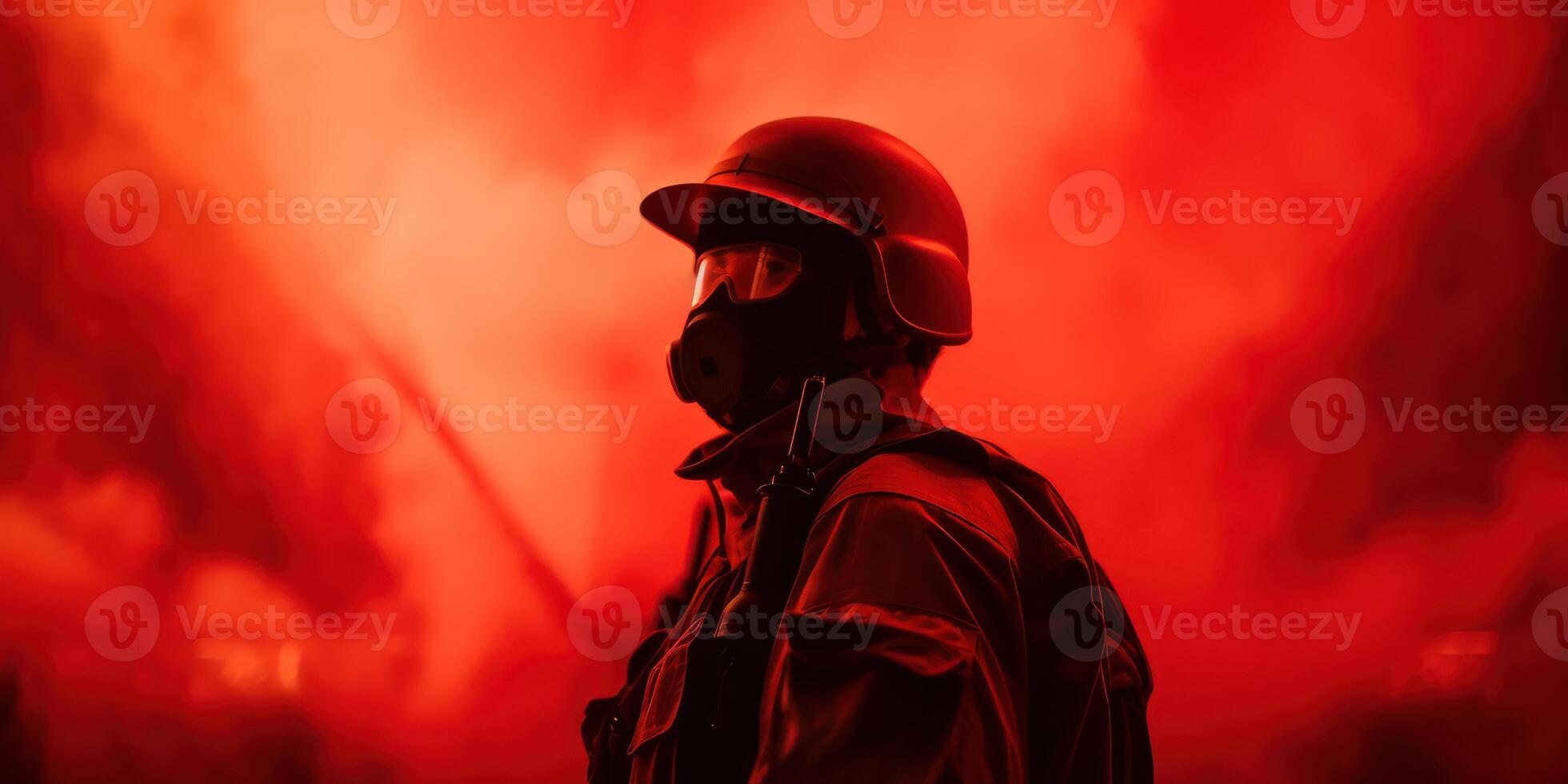 Anti terrorism day red background, Stop the war with counter terrorism team. photo