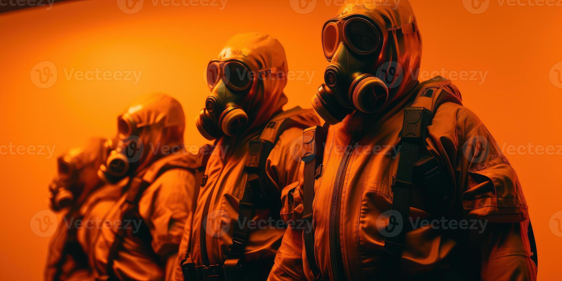 Anti terrorism day orange background, Stop the war with counter terrorism team. photo