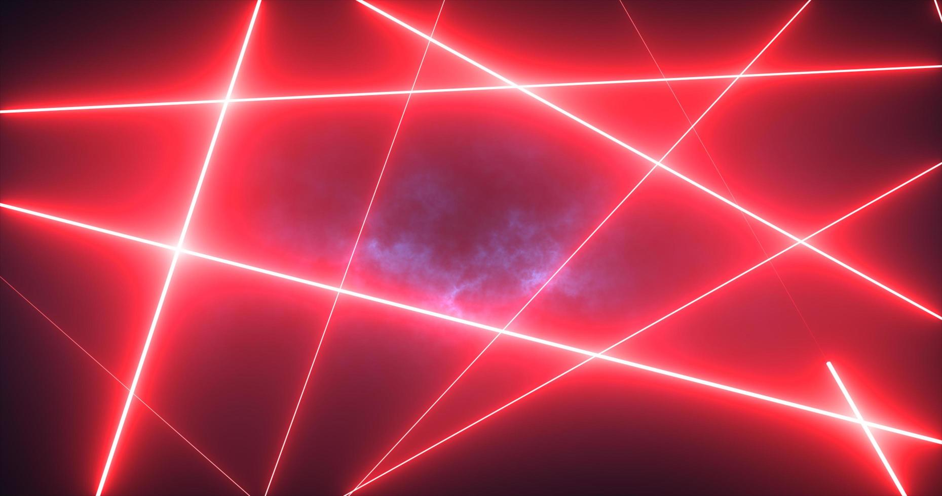 Abstract red neon energy lines magical glowing background photo