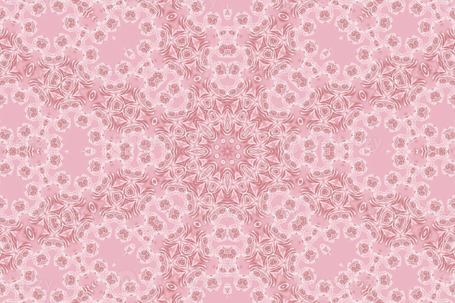 Abstract roses pattern photo