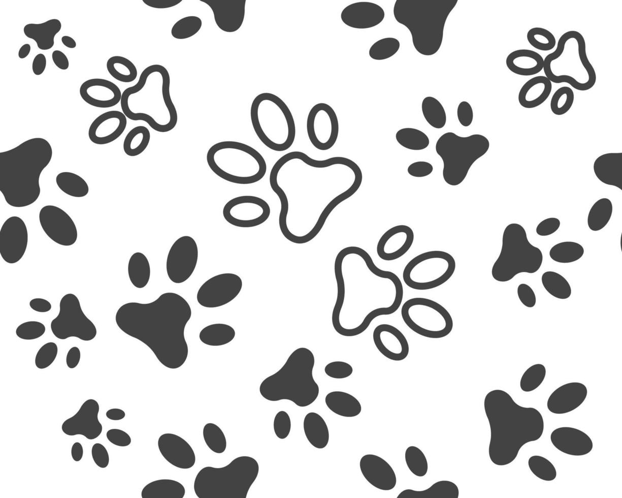 Paw Logo design vector illustration