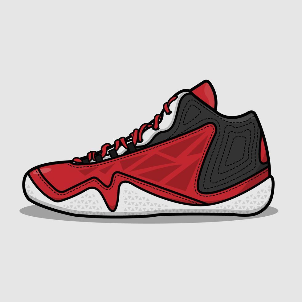 Basketball Sneakers The Illustration vector