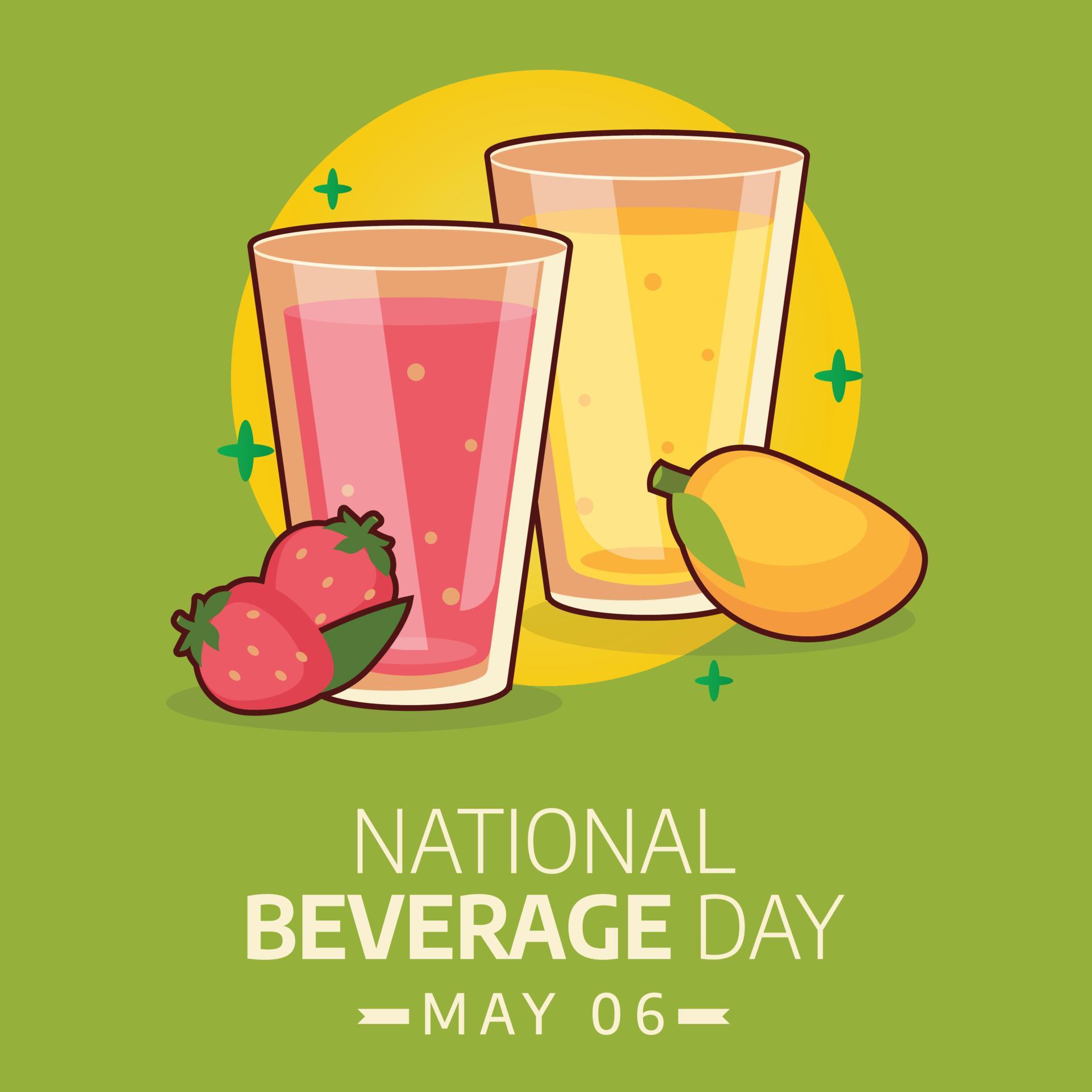 vector graphic of national beverage day good for national beverage day