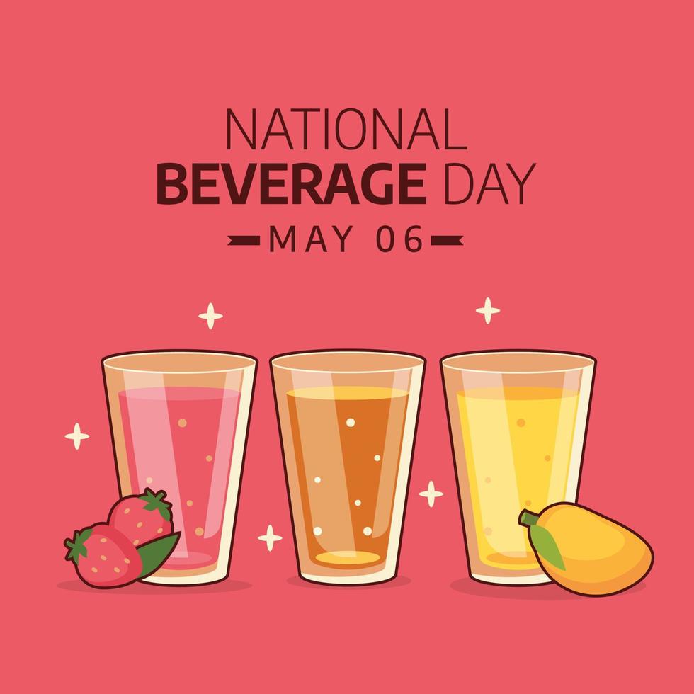 vector graphic of national beverage day good for national beverage day