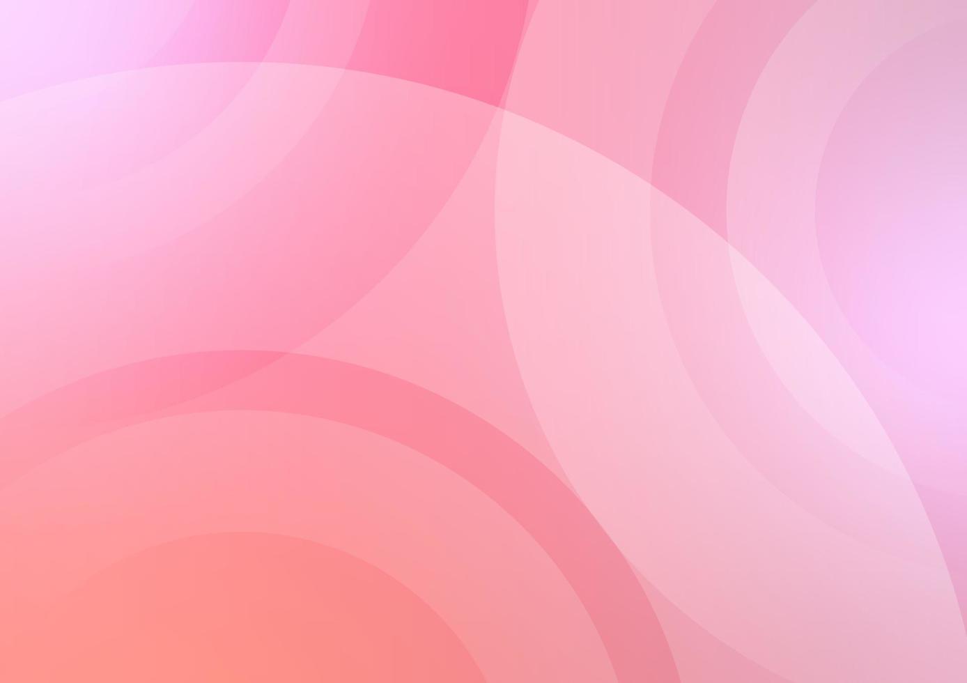 Abstract circle vivid pink pastel bubble dynamic presentation covers background vector