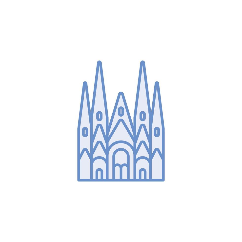 barcelona landmarks vector for Icon Website, UI Essential, Symbol, Presentation
