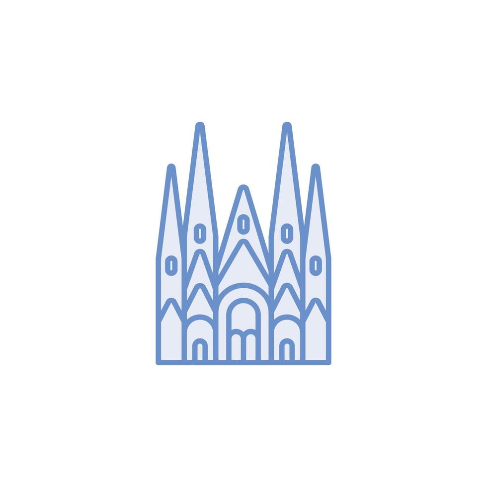 barcelona landmarks vector for Icon Website, UI Essential, Symbol, Presentation