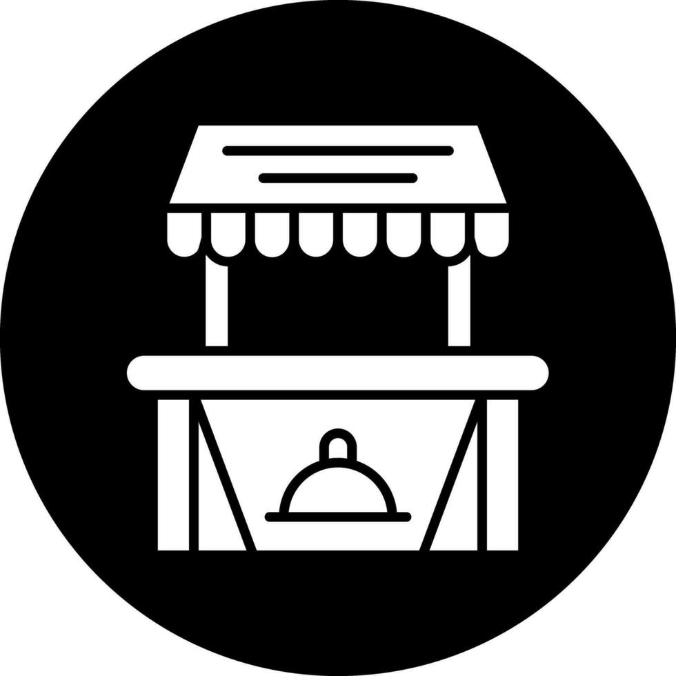 Food Stall Vector Icon Design