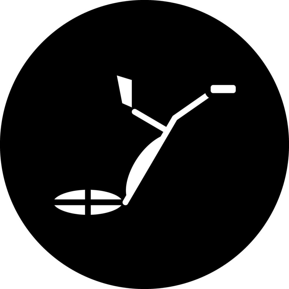 Metal Detector Vector Icon Design