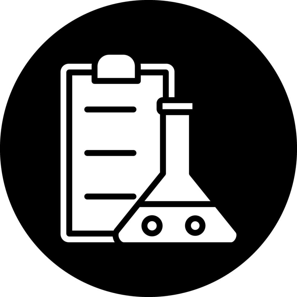 Lab Report Vector Icon Design