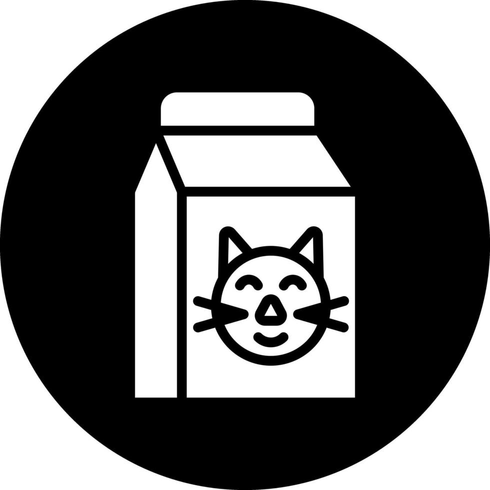 gato comida vector icono diseño