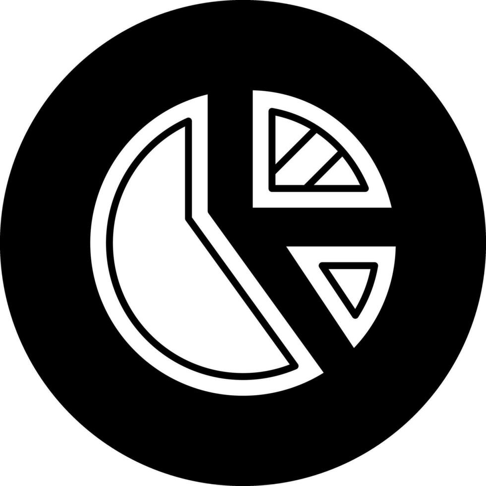 diseño de icono de vector de gráfico circular