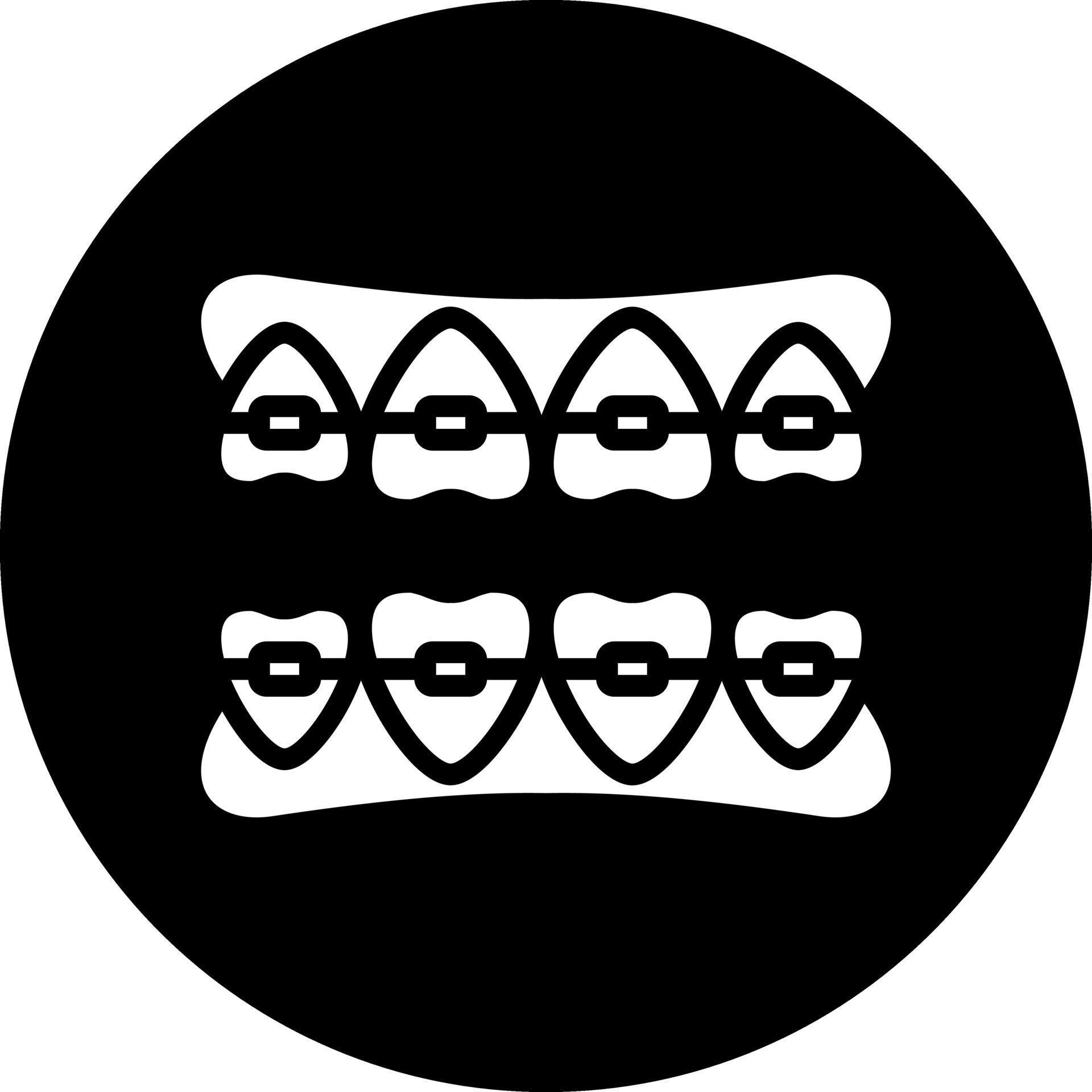 Tooth Braces Vector Icon Design 22982435 Vector Art at Vecteezy