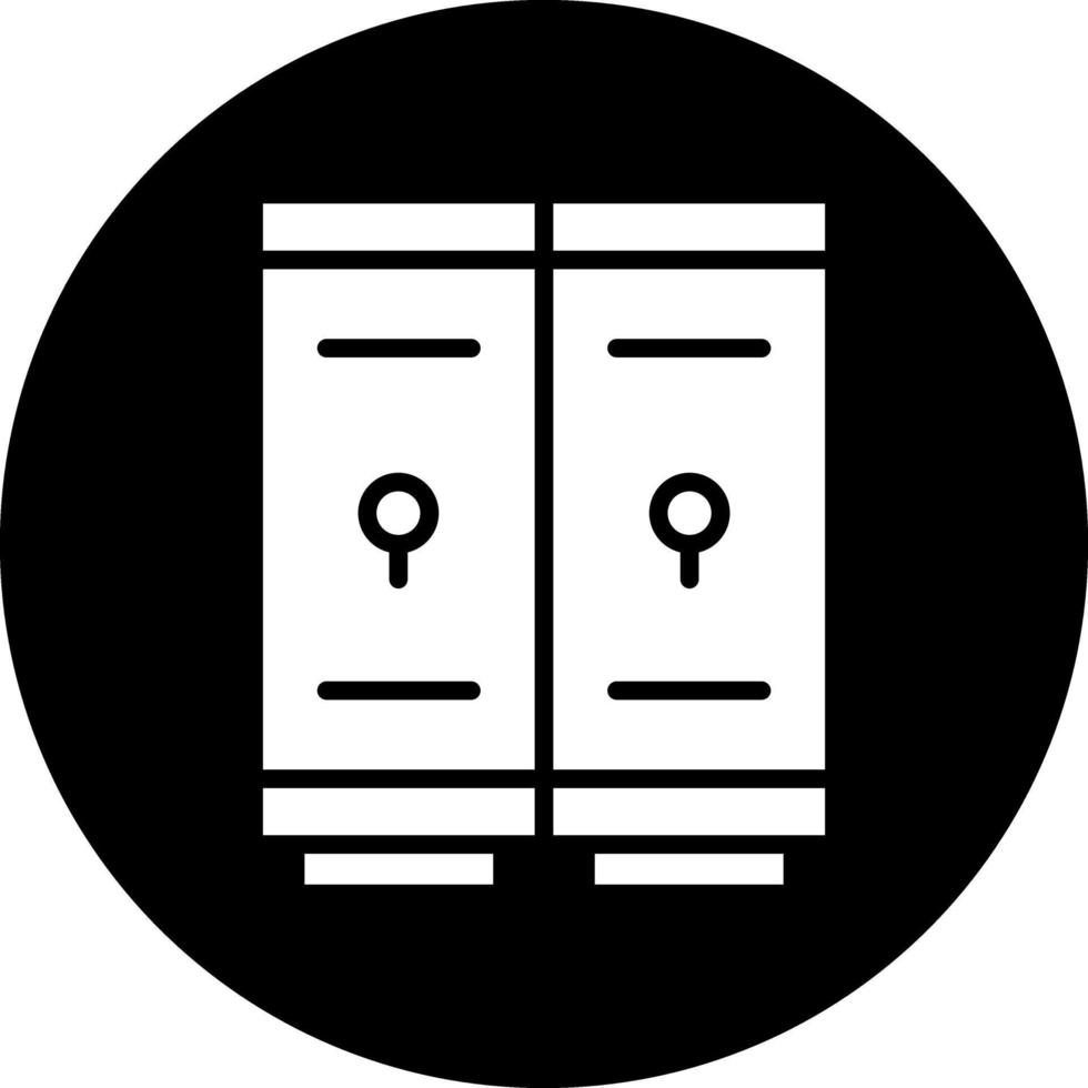 Lockers Vector Icon Design