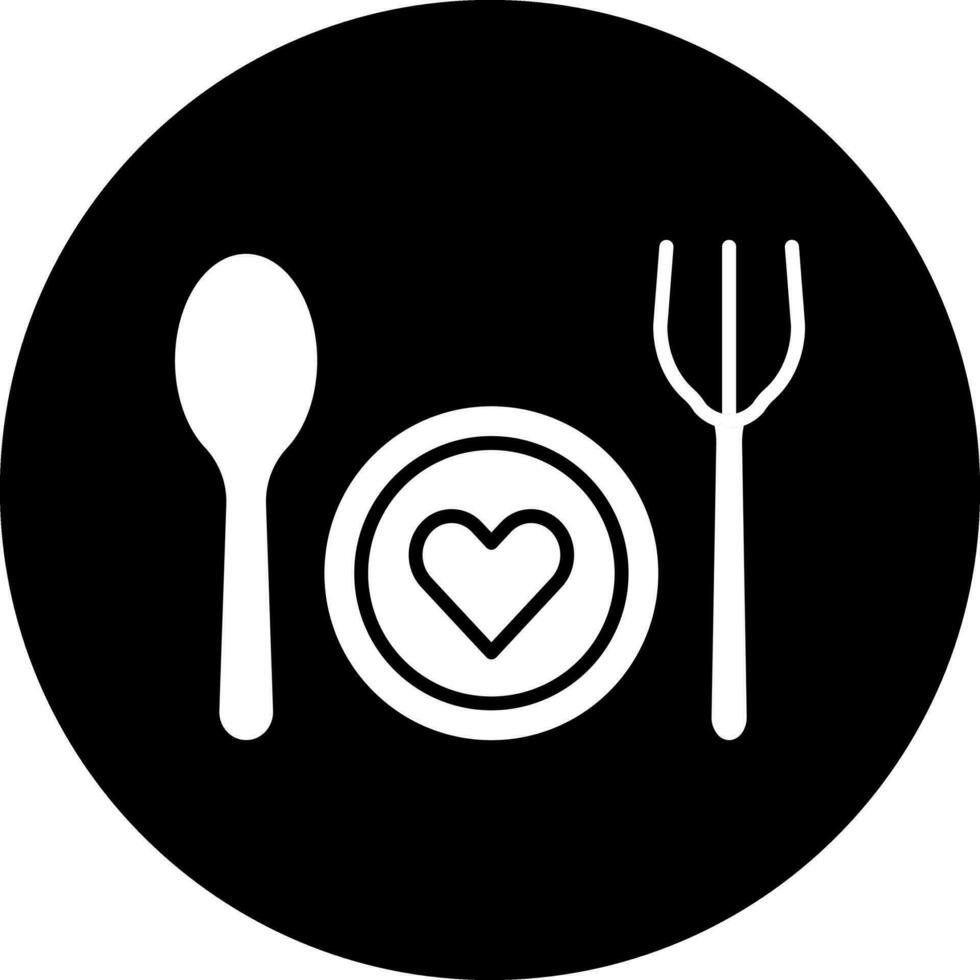 Wedding Dinner Vector Icon Design