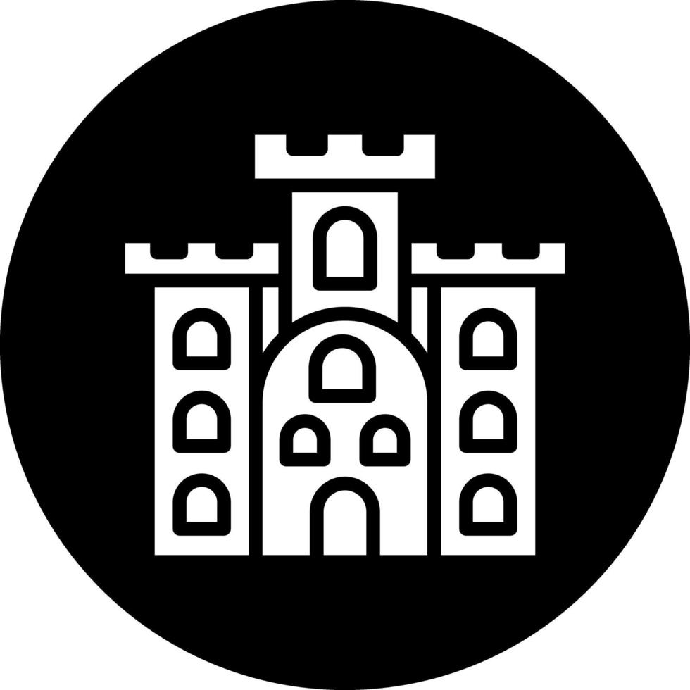 diseño de icono de vector de castillo