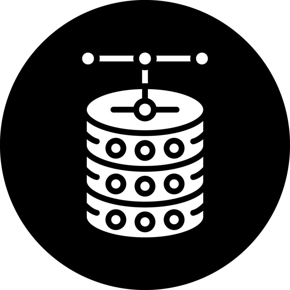 diseño de icono de vector de base de datos