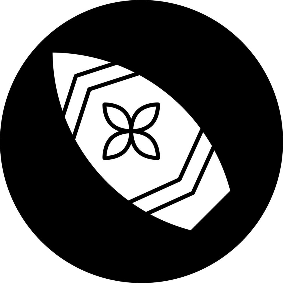 Surfboard Vector Icon Design