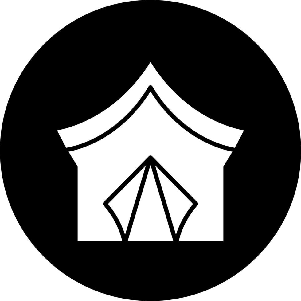 Tent Vector Icon Design