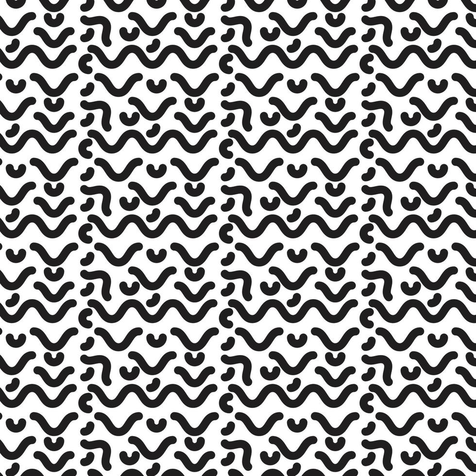 black and white color abstract pattern design shape background image 02 vector