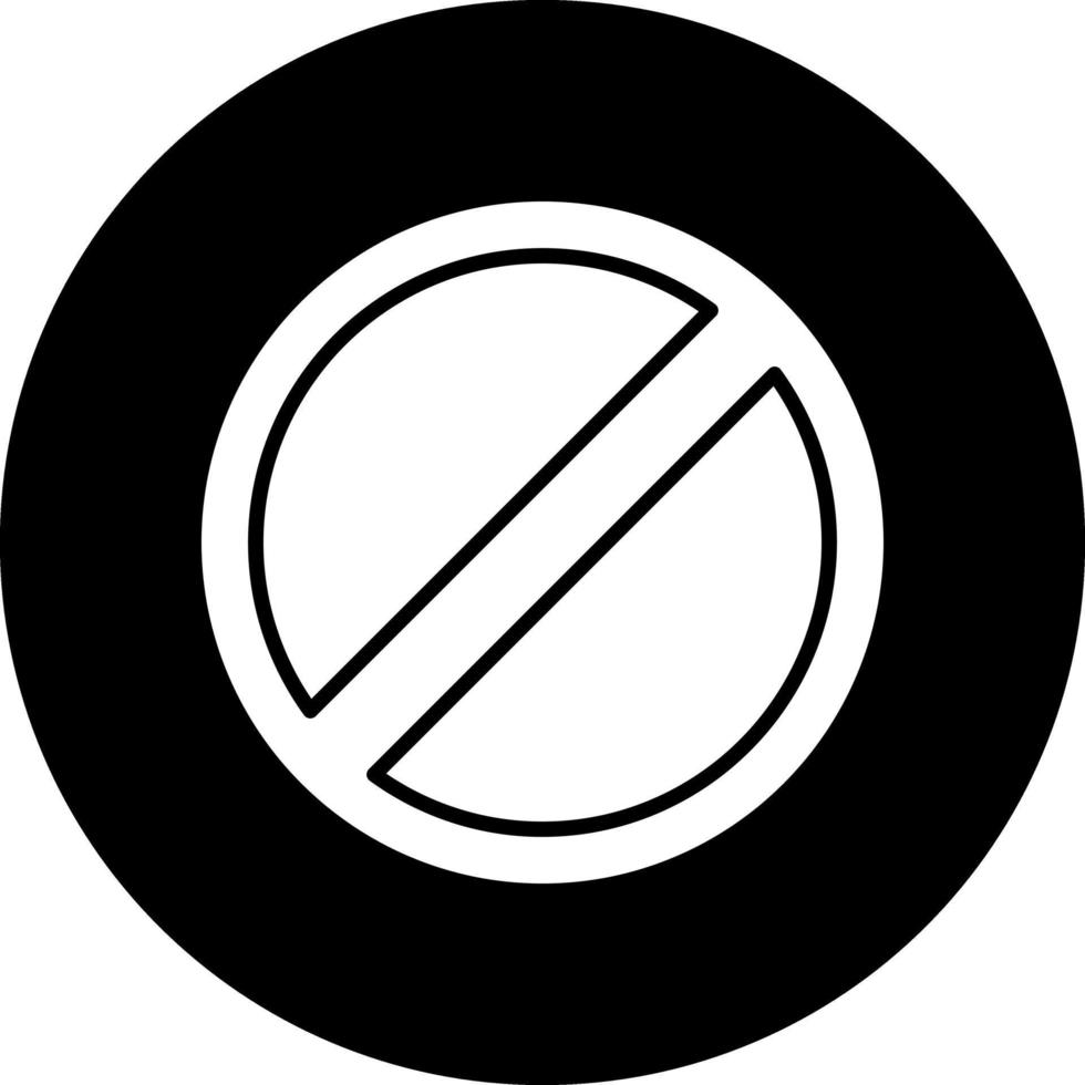 prohibido vector icono diseño