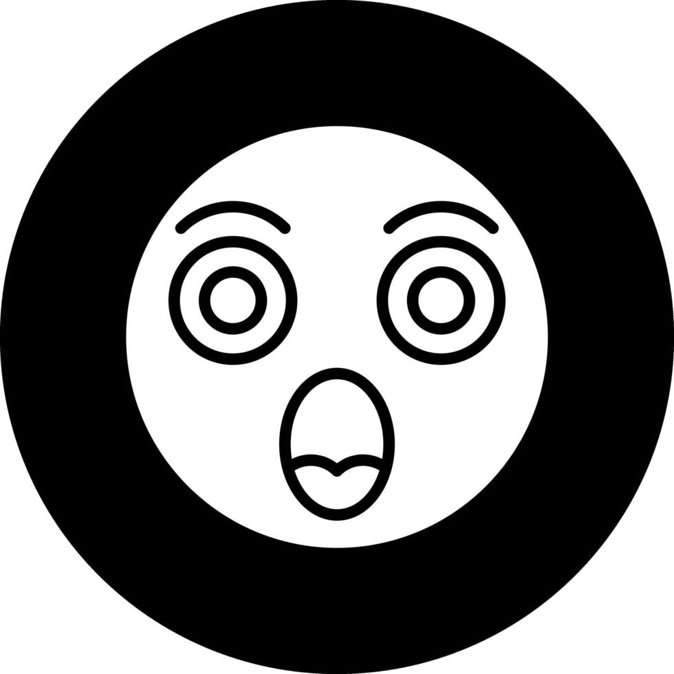 Shocked Vector Icon Design