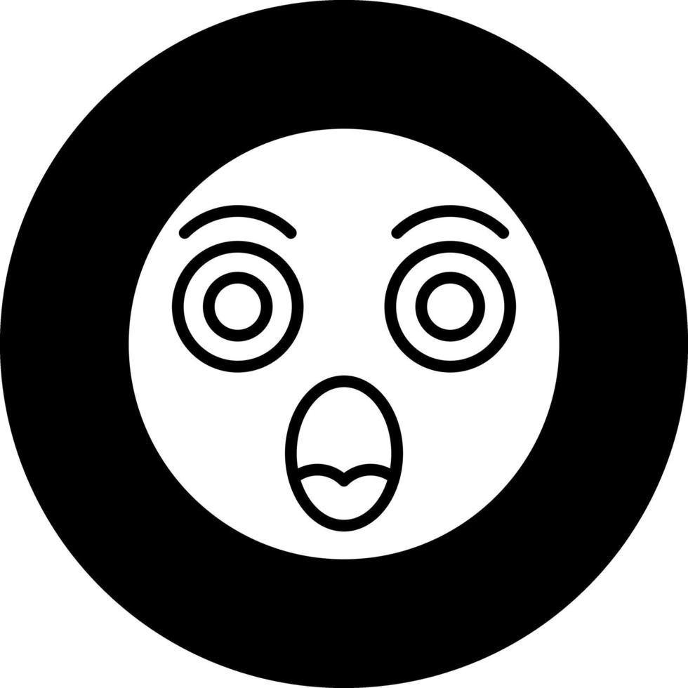 Shocked Vector Icon Design