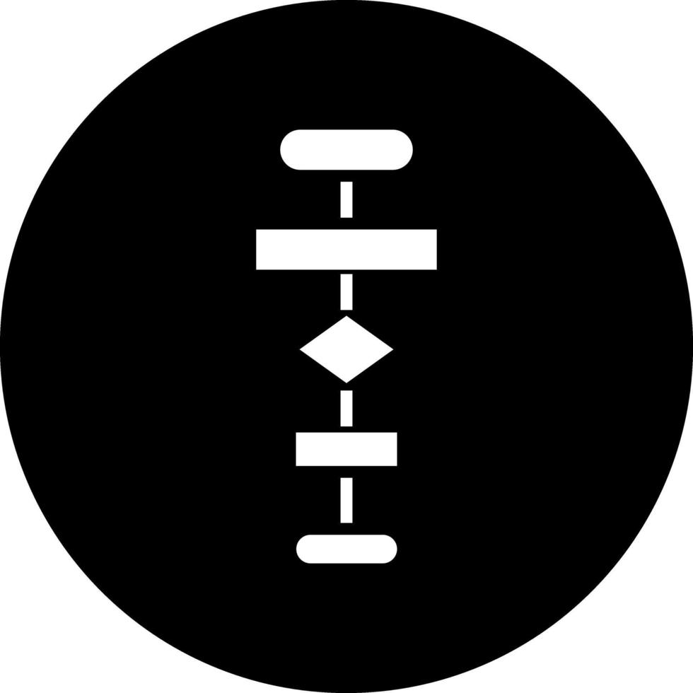 Flowchart Vector Icon Design