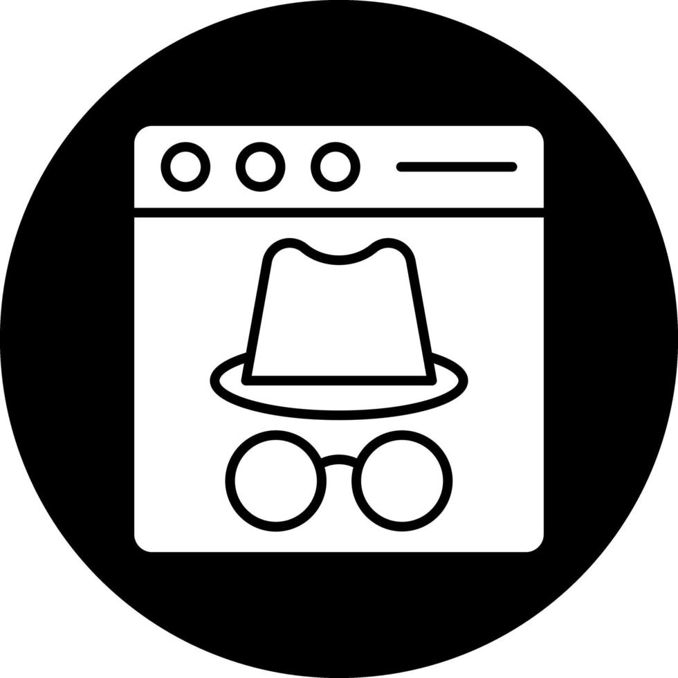 Incognito Vector Icon Design